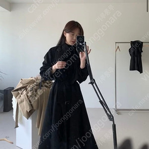 바이씨니 드레시 트렌치 블랙