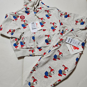 새상품 베베드피노 키즈 스탠리 집업 상하세트 120 택포