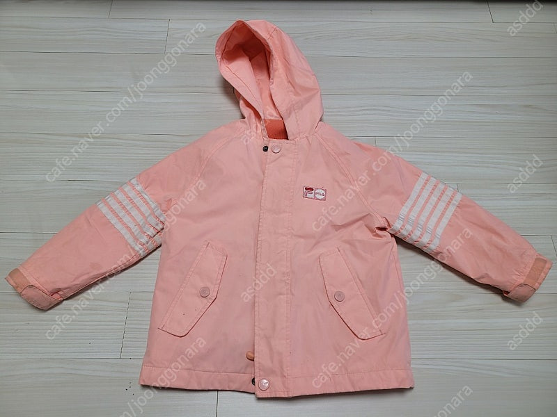 바람막이 100 (+탈착가능 퀼팅조끼) 휠라키즈 필라 FILA 휠라 경량패딩 유아바람막이 어린이바람막이 유아동 키즈 이미지
