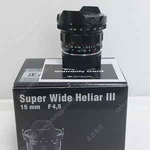 보이그랜더 수퍼-와이드 헬리어 15mm f4.5 3세대 M마운트 렌즈 팝니다.