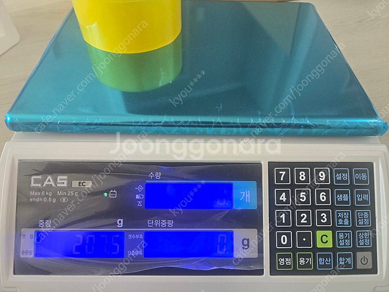 카스 계수형 전자저울 EC-6 판매합니다.(6KG 0....--1
