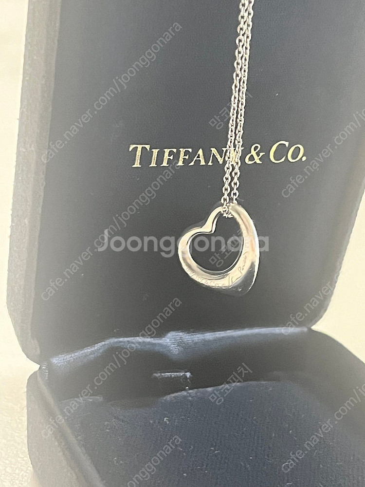 티파니 오픈하트 플래트늄 5p--1
