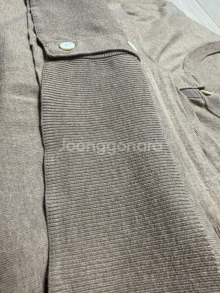 폴로 여성 피마코튼 가디건 M--4