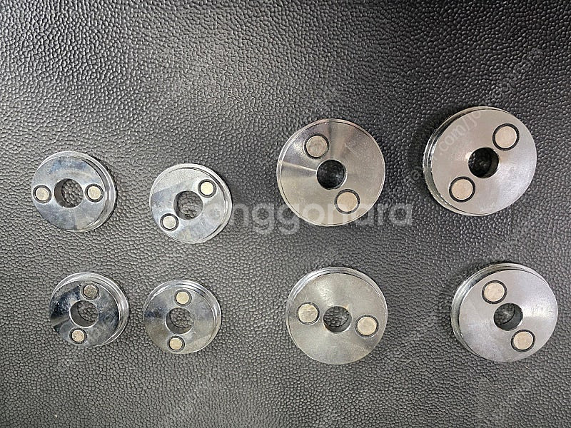 더스크랙 마그네틱 원판 0.5kg 4개, 1kg 4개--1