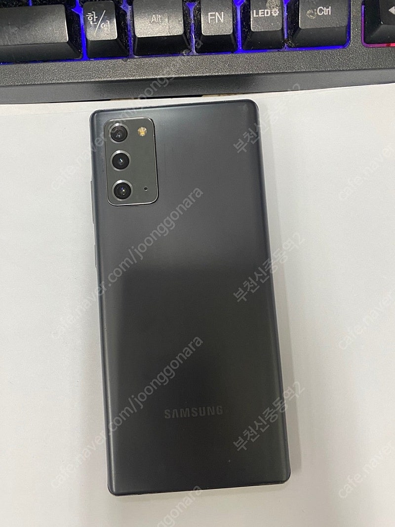 197021 갤럭시노트20 그레이 256GB 무잔상 메...--0