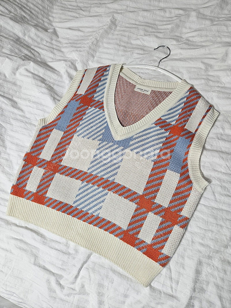 나무그림 니트 베스트 조끼 (free사이즈)--0