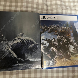PS5 몬스터헌터 와일즈 스틸북포함 팝니다 (플스5)