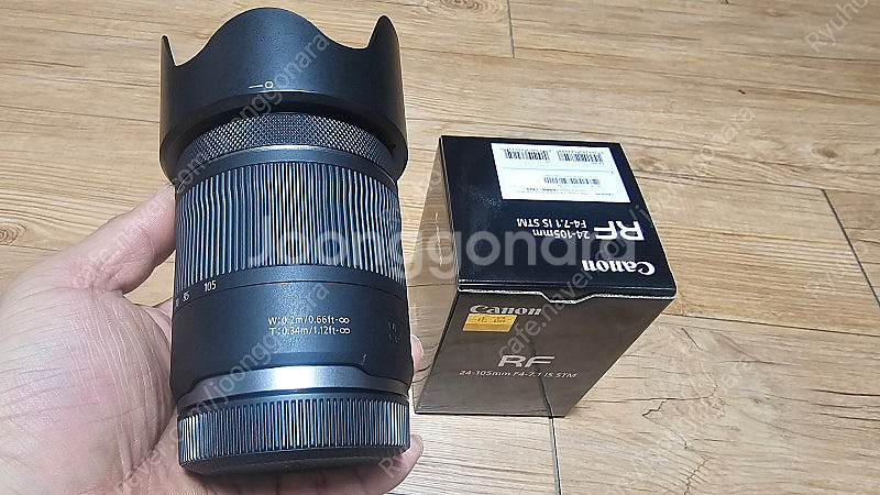 캐논 RF 24 - 105mm F 4 - 7.1 IS STM 팝니다.--1