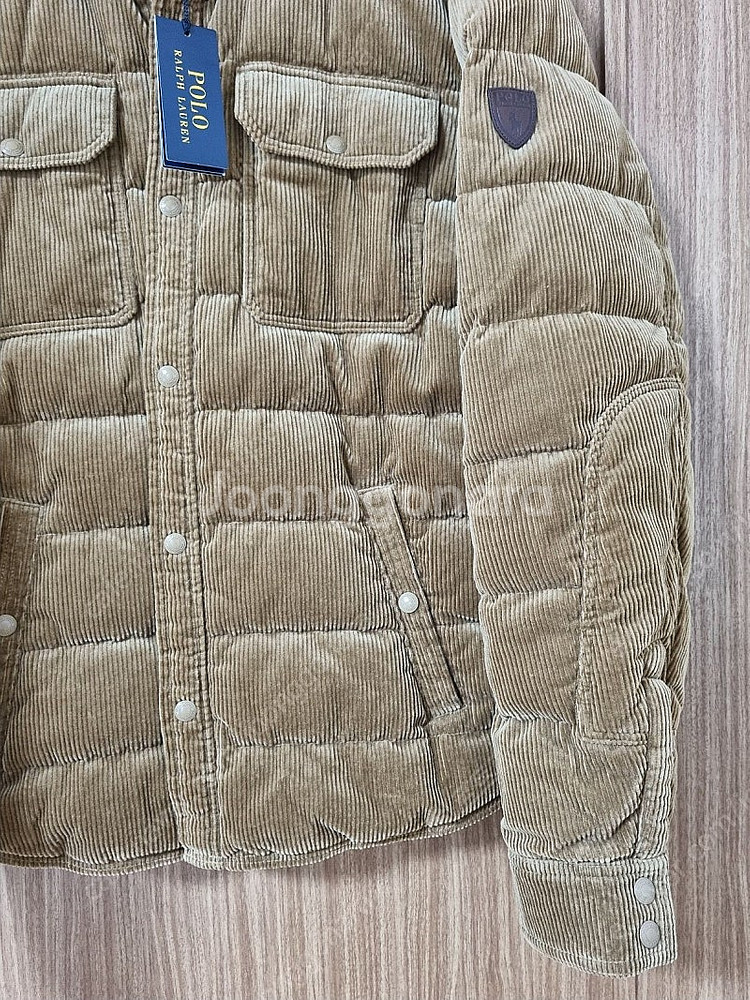 폴로 랄프로렌 골덴 코듀로이 브라운 다운 패딩 재킷 L사이즈 국내 105사이즈 새제품 판매합니다~!--6