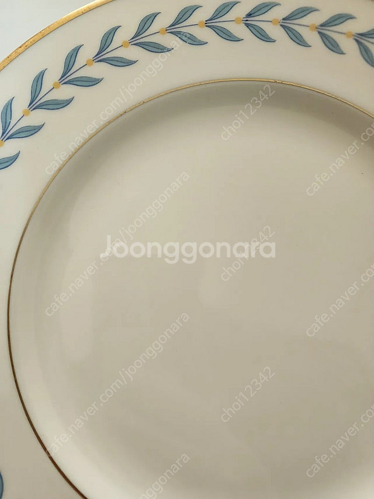 시라쿠스 블루로렐 디너접시 3장--3