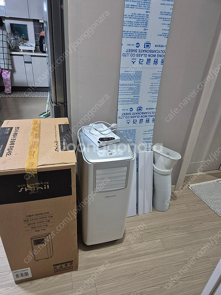 이동식 에어컨 신일 sma-c9000k 창문앵글포함--0