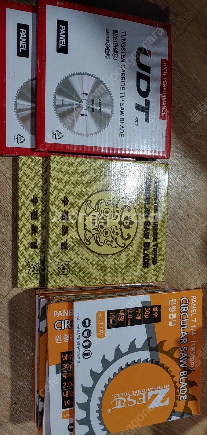 7인치 판넬용 원형톱날 팁쇼 새제품 13개--1