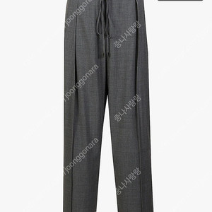LE17SEPTEMBRE Waist String Side Panel Trousers - Gray 색상 팔아요