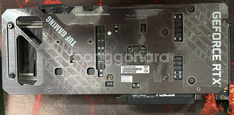 ASUS TUF 3070 8GB 그래픽카드 판매합니다--2