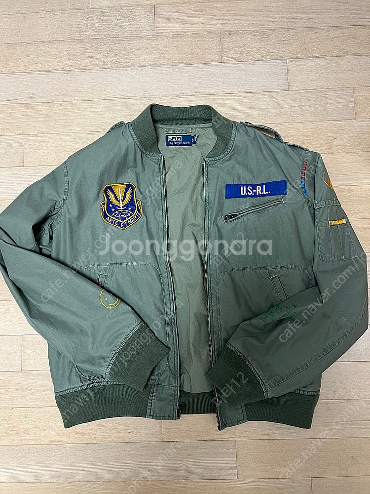 폴로랄프로렌 피스러브 자켓 봄버자켓 m-1자켓 L--1