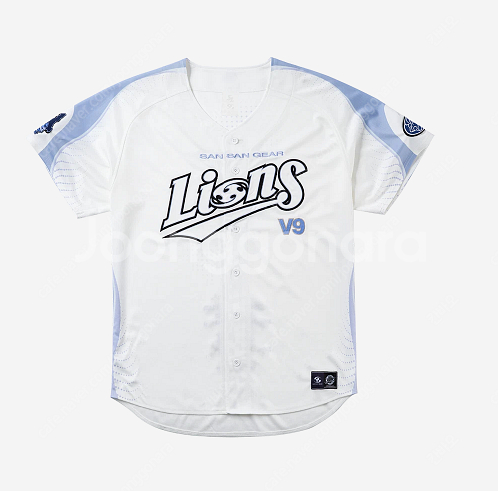 [M] 산산기어 라이온즈 저지 유니폼 화이트--0