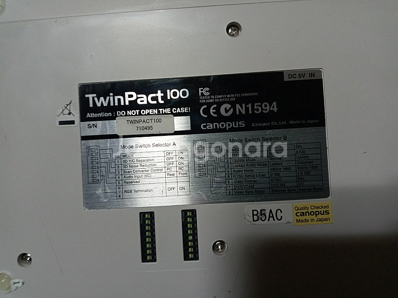 Canopus TwinPact 100 양방향 아날로그/...--4