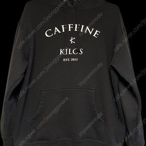 [팝니다] 크로스핏의류 카페인&킬로스 (caffeine&kilos) 기모후드티셔츠 M사이즈(100)