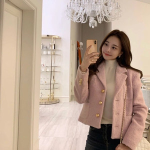 로아르 플러피 부클 울자켓 결혼식 하객룩 올드머니룩 출근룩 오피스코어 아옳이 김민영