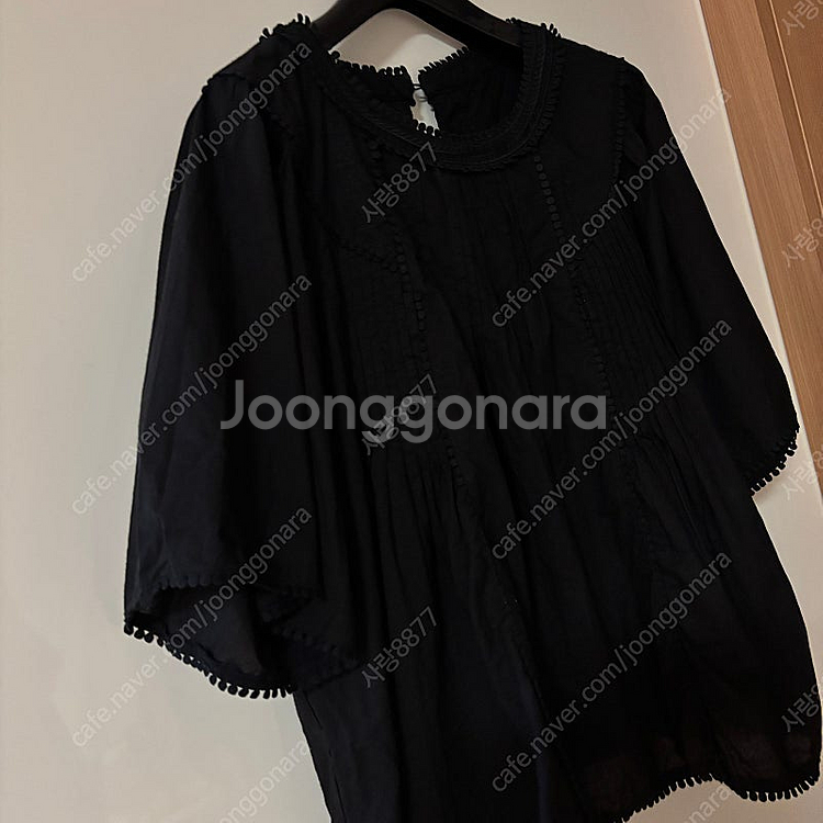 지컷 레이스 토숀 아일렛 러블리 블라우스 마랑스타일--1