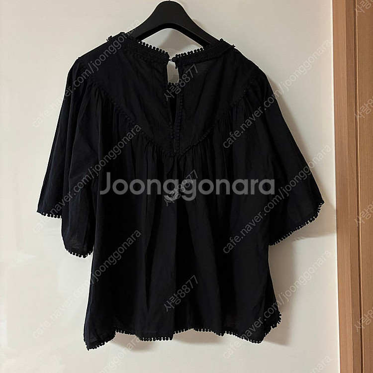 지컷 레이스 토숀 아일렛 러블리 블라우스 마랑스타일--6