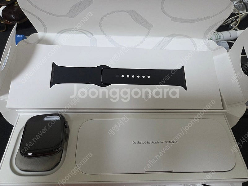 애플워치10 티타늄 슬레이트 46mm 팝니다--3