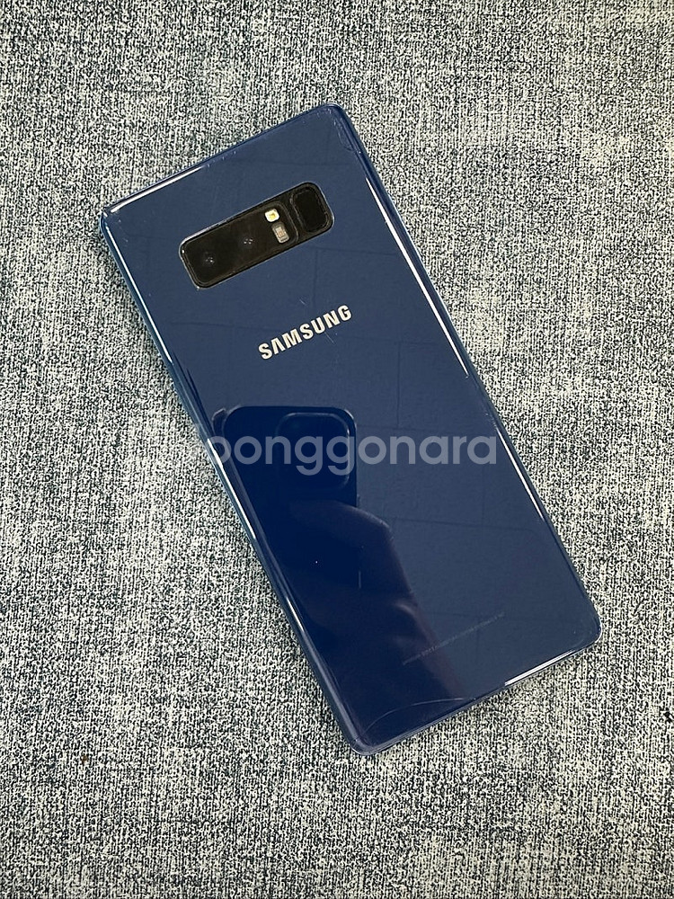갤럭시노트8 64G 블루 액정파손 기능정상 4만원 판매...--0