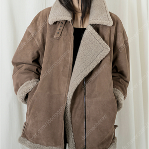 베르데오시도 Aviator's Coat - Goatskin and Fur 구스다운필수 (Éoffe) XS