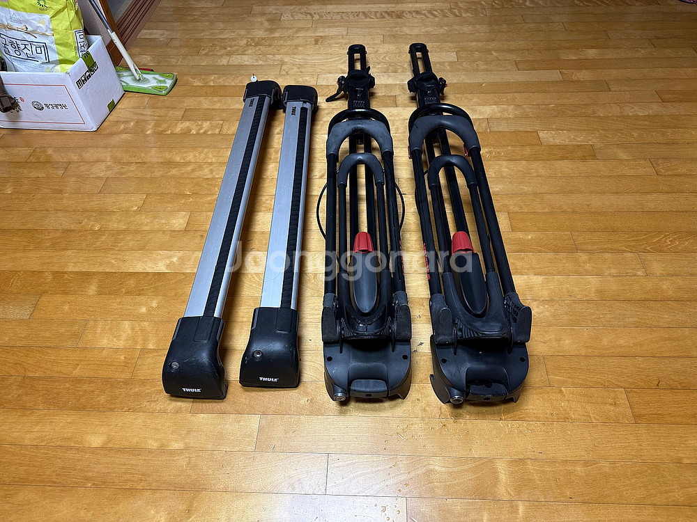 (가격인하)툴레 가로바, 야끼마 자전거 케리어 판매합니다(이사갑니다)--3