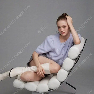 아카이브제이투유 알파카 퍼프 니트 가디건