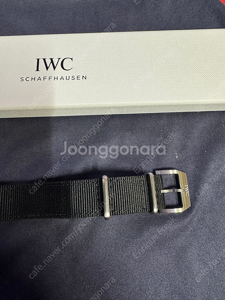 정품 IWC 가죽+핀버클, 나토, 휴대용 케이스 판매--4