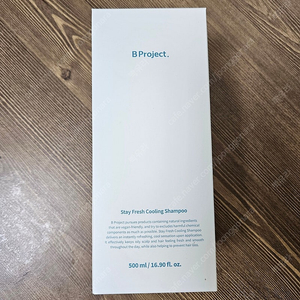 미개봉)비프로젝트 쿨링 샴푸