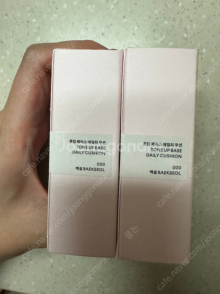 아멜리 백설 쿠션 새상품--1