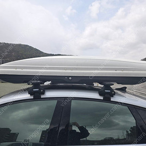 아우디 q4 가로바 및 루프박스 자전거 캐리어 팝니다.