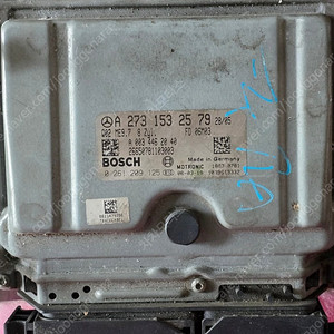 (중고) 벤츠 S500 중고 ECU ( 구매전전화필수) A 273 153 25 79 / 0 261 209 125 ME9.7 / A2731532579
