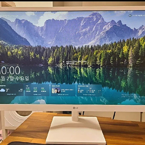 LG 27인치 화이트 IPS 75Hz 모니터