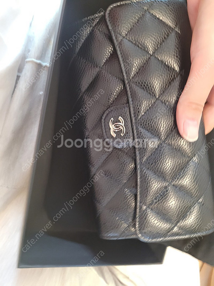 샤넬캐비어 장지갑--5