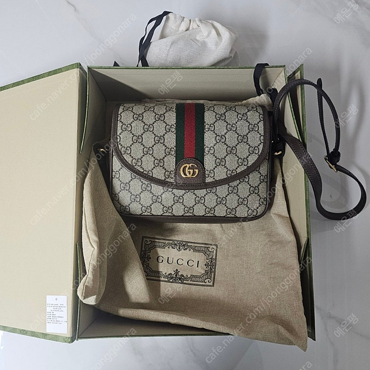 구찌 GG 스몰 숄더백 오피디아 핸드백 정품 거의 새거--3