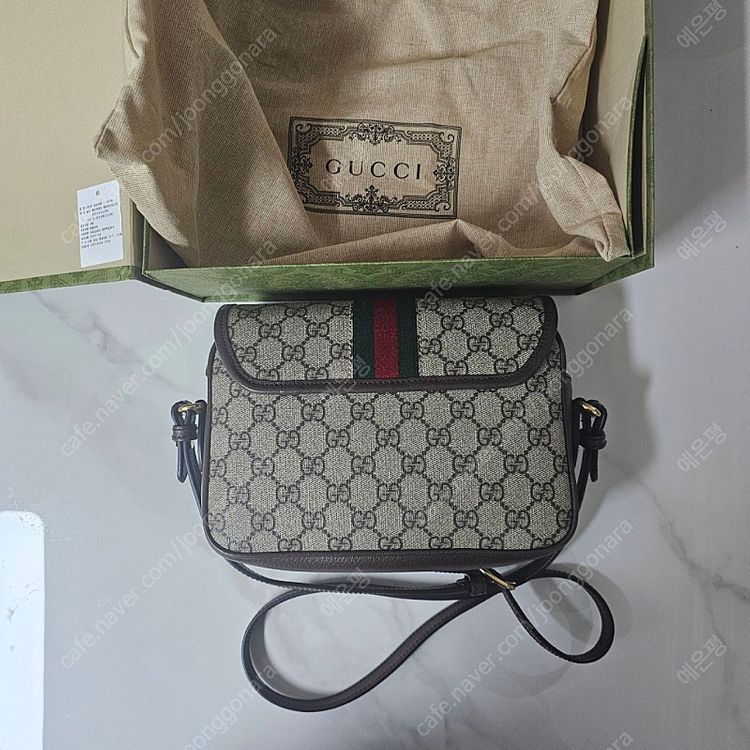 구찌 GG 스몰 숄더백 오피디아 핸드백 정품 거의 새거--4