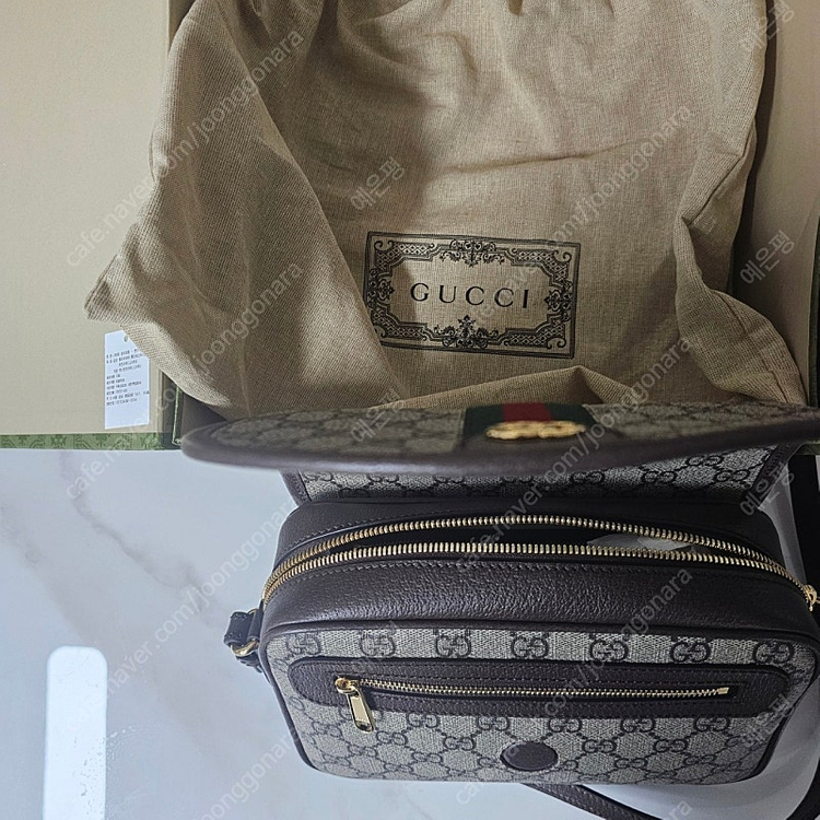 구찌 GG 스몰 숄더백 오피디아 핸드백 정품 거의 새거--6