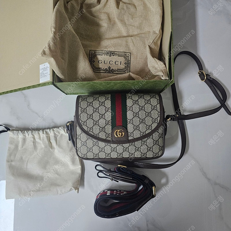 구찌 GG 스몰 숄더백 오피디아 핸드백 정품 거의 새거--7