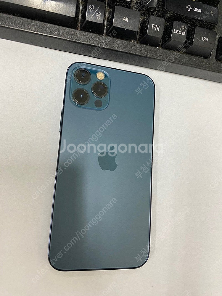 196386 아이폰12프로 블루 외관깔끔 256GB 무...--0
