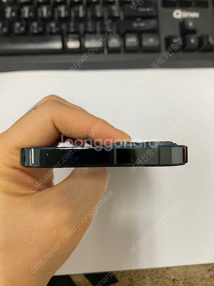 196386 아이폰12프로 블루 외관깔끔 256GB 무...--3