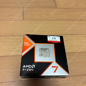 라이젠 9800x3d 대원 정품 팝니다.