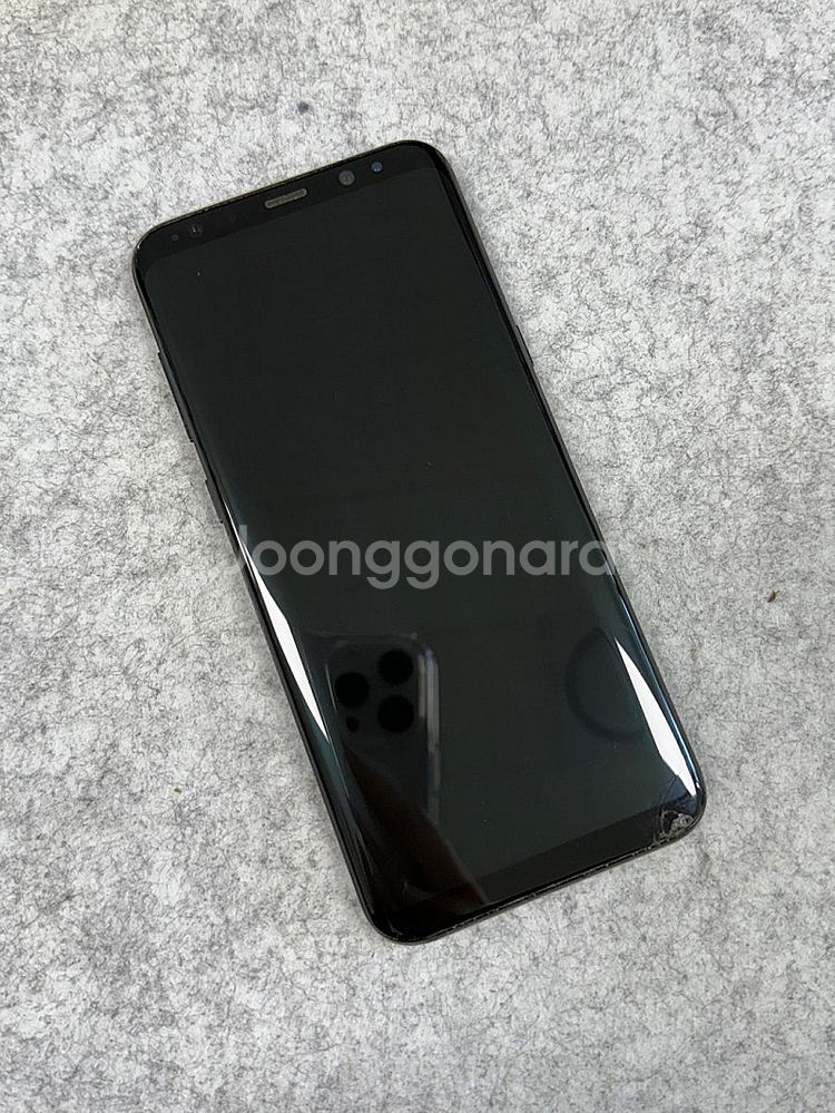 (무잔상) 갤럭시S8플러스 블랙 128G 가성비 단말기...--2