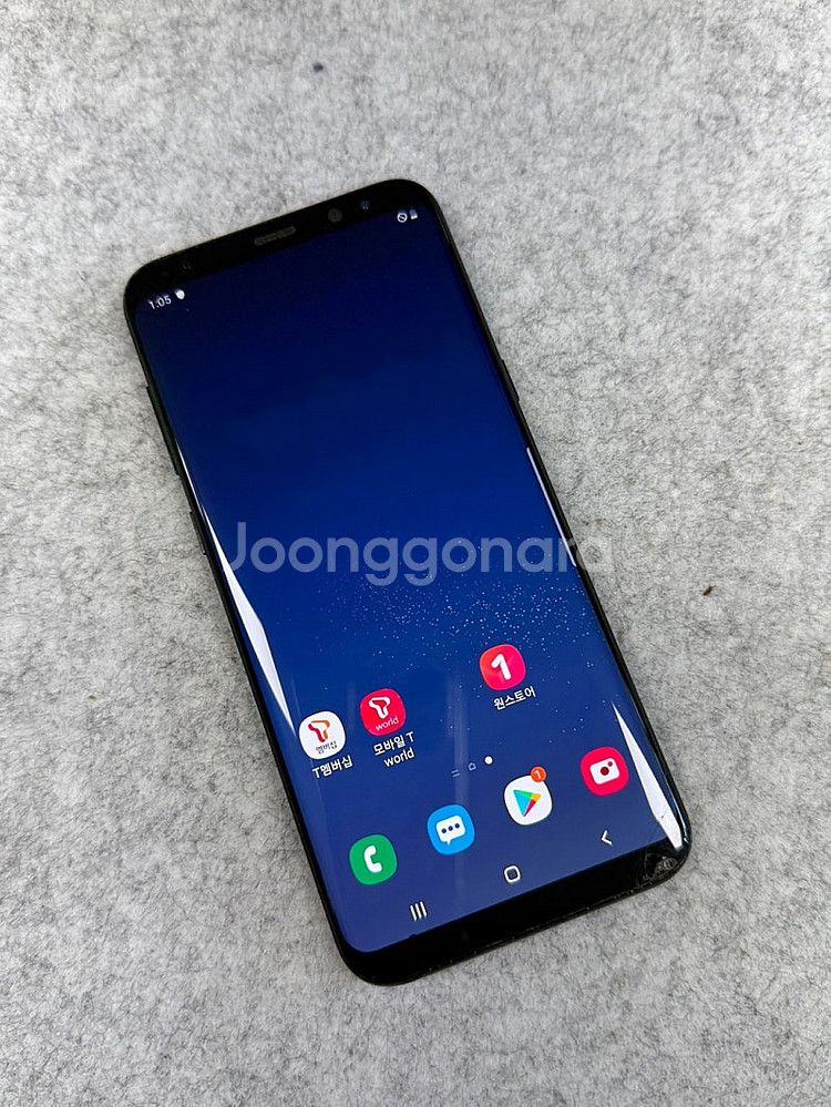 (무잔상) 갤럭시S8플러스 블랙 128G 가성비 단말기...--3