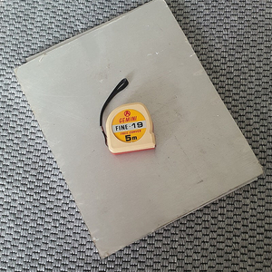 알루미늄판 알루미늄판재 350mm X 250mm 15T 한장