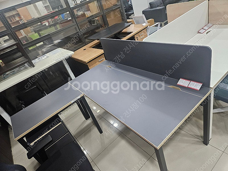 사무용책상 .강남논현동가구거리 사무실책상 사무용가구 퍼시스FX-1형 중고책상 하이퍼스책상--6