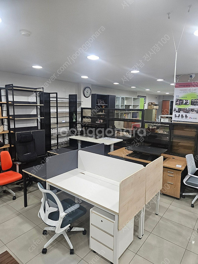 사무용책상 .강남논현동가구거리 사무실책상 사무용가구 퍼시스FX-1형 중고책상 하이퍼스책상--8