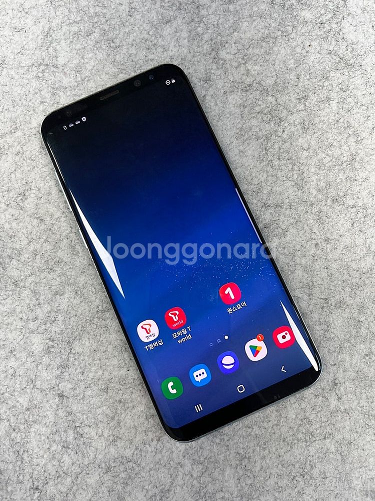 갤럭시S8플러스 64G 블루 미파손 가성비꿀폰 퀵용 배...--2
